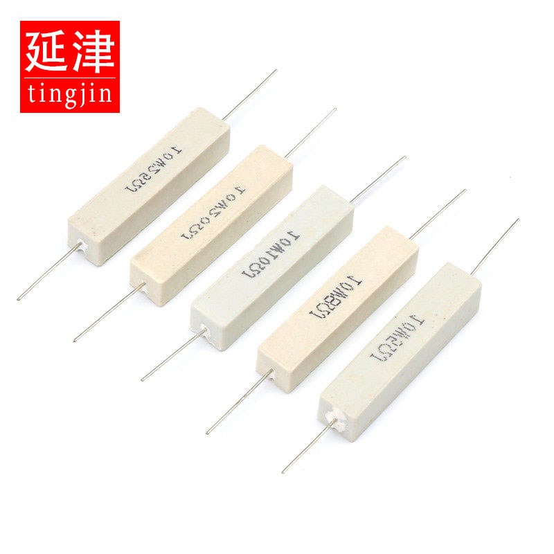 5W10W陶瓷SQP水泥电阻器0.1R0.22R0.5R1R2R2.2R10R15R20R25欧5.1K