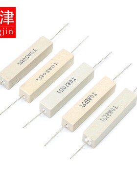 5W10W陶瓷SQP水泥电阻器0.1R0.22R0.5R1R2R2.2R10R15R20R25欧5.1K