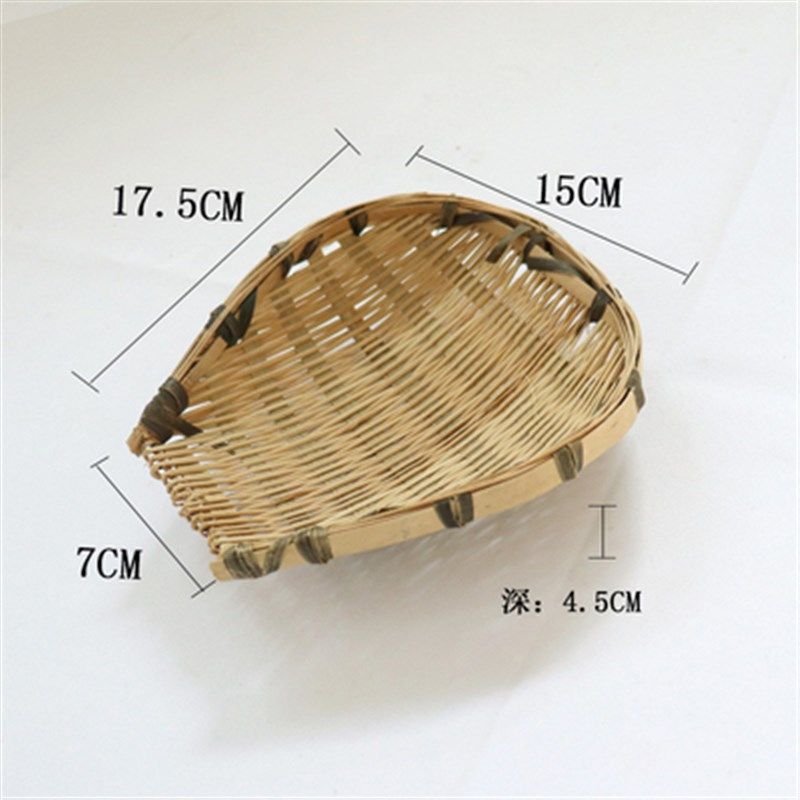 商用竹编筲箕火锅素菜蔬菜托盘拼盘串串食材收纳筐水果篮竹沥水盘,包装,五金配件包装,淘宝优惠券,粉丝福利购,淘宝优惠卷