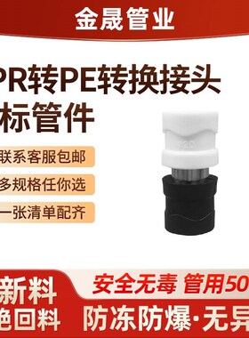 PE转PPR铜转换接头25双熔20热熔32PB63水管配件P管材PRET不锈钢4