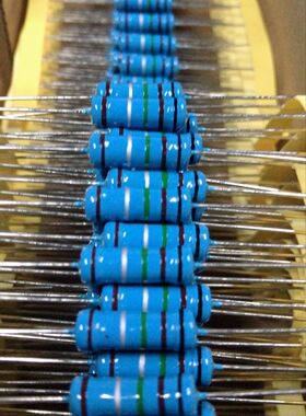 MF3W 6*17 1%金属膜电阻1K56K100R1M62K910R4.7K47R33R82欧0.1欧