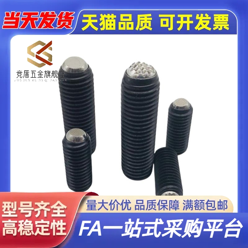 动向钢珠螺杆 齿面型锁紧螺丝 FSMG6-M16 无弹簧滚动波珠 PT16C