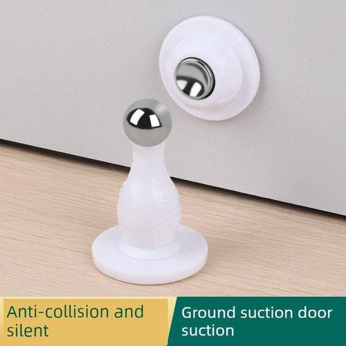 门吸免打孔新款防撞门挡强磁地吸门碰入户门防风吹减震静音门阻器