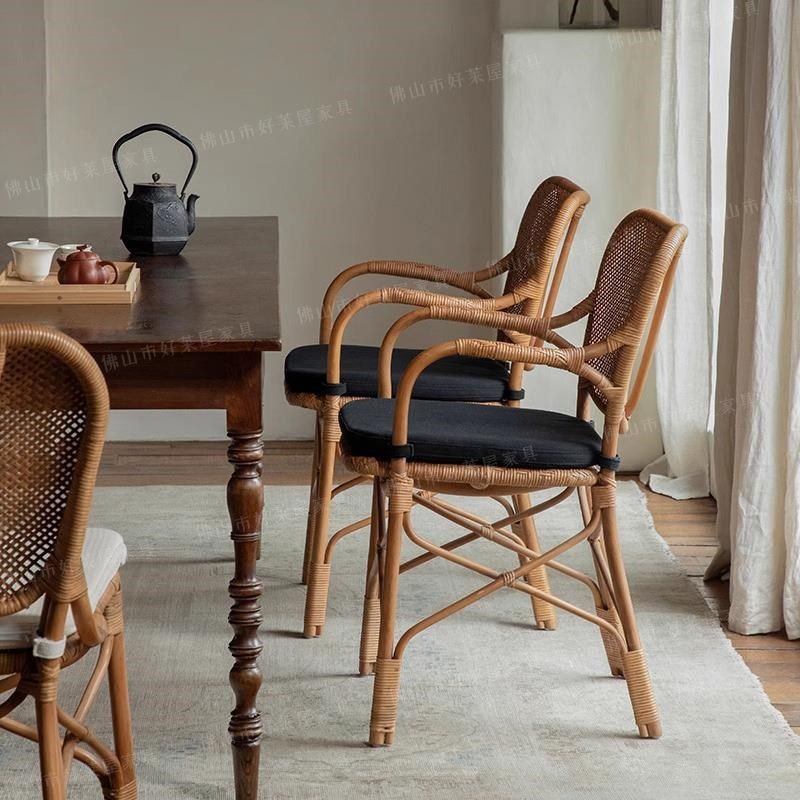 东南亚藤艺天然真l藤创意藤编餐书桌椅客厅家用阳台休闲椅,商业/办公家具,商用藤编家具,淘宝优惠券,粉丝福利购,淘宝优惠卷
