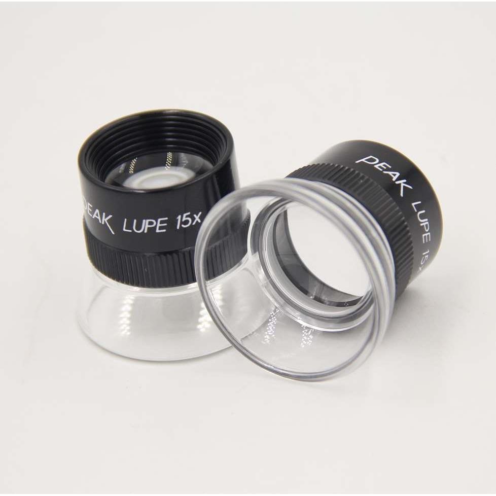 正品PEAK日本必佳1962-15X放大镜15倍圆筒便携手持式放大镜目镜