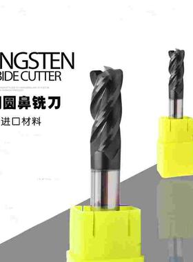 YW整体合金钨钢圆鼻铣刀10R1 10R1.5 12R2 12R3 14R0.5 16R2 20R1