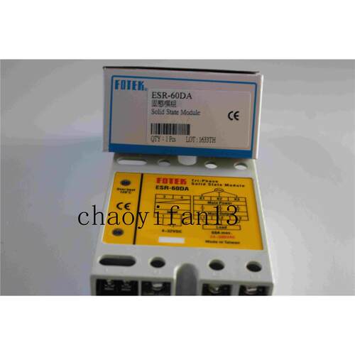 特价ESR-60DA台湾阳明FOTEK三相固态继电器 -40DA/-80DA /-100DA