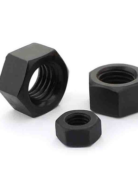 。黑色8级细牙六角螺母M8M10M16M18M22M24M27M30M33*1x1.25x1.5x2