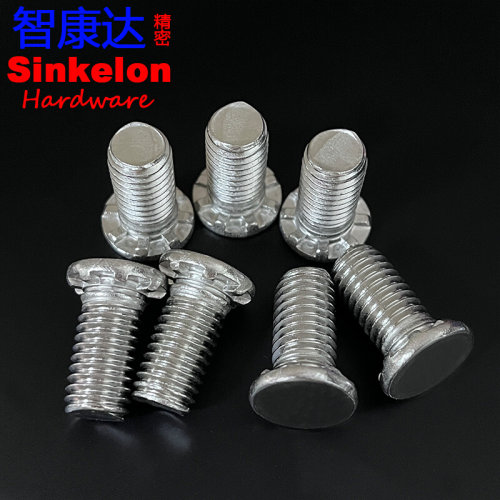 。HFHS高强度304不锈钢压铆螺钉压板螺丝大头加厚M4M5M6M8M10M12