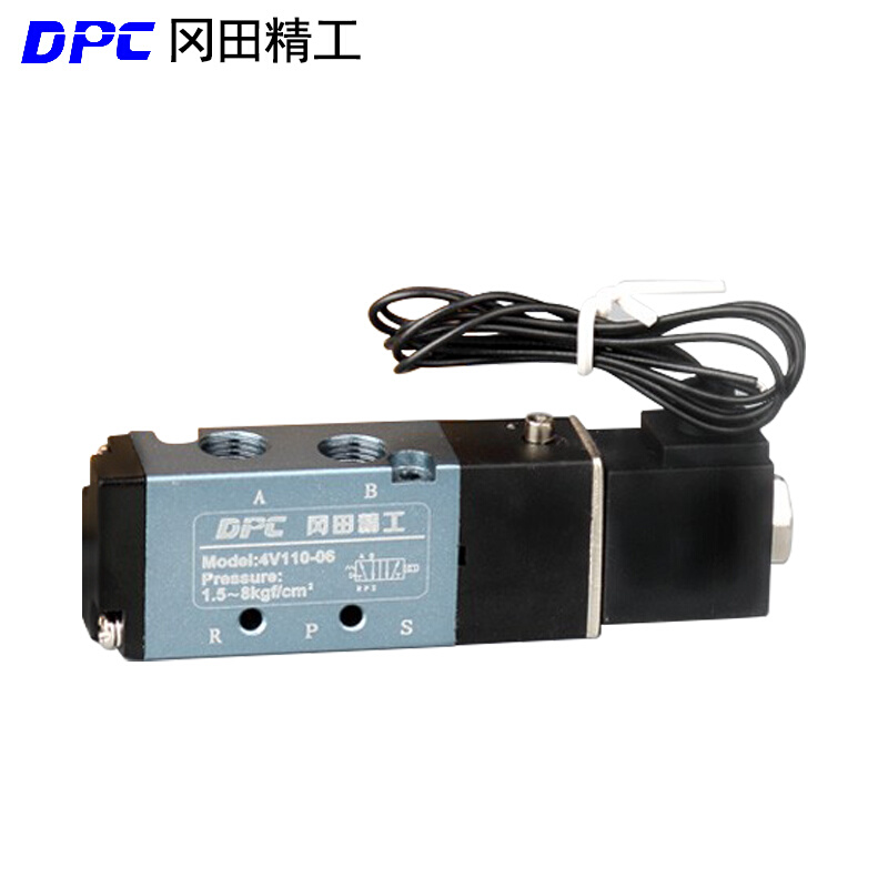 。【DPC冈田精工】4V110-06电磁阀 气动元件电磁换向阀2位5通电磁