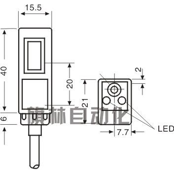 厂家直销E45-DS30NK方形光电开关红外线传感器感应距离可调保一年