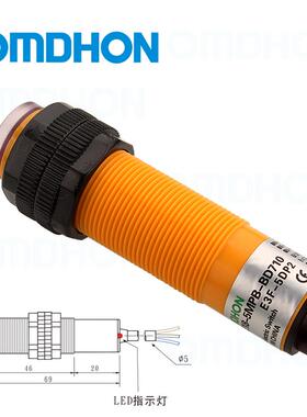 原装 红外线光电对管 E3F-5DP2 CHE18-5MPB-B710 三线PNP常闭M18