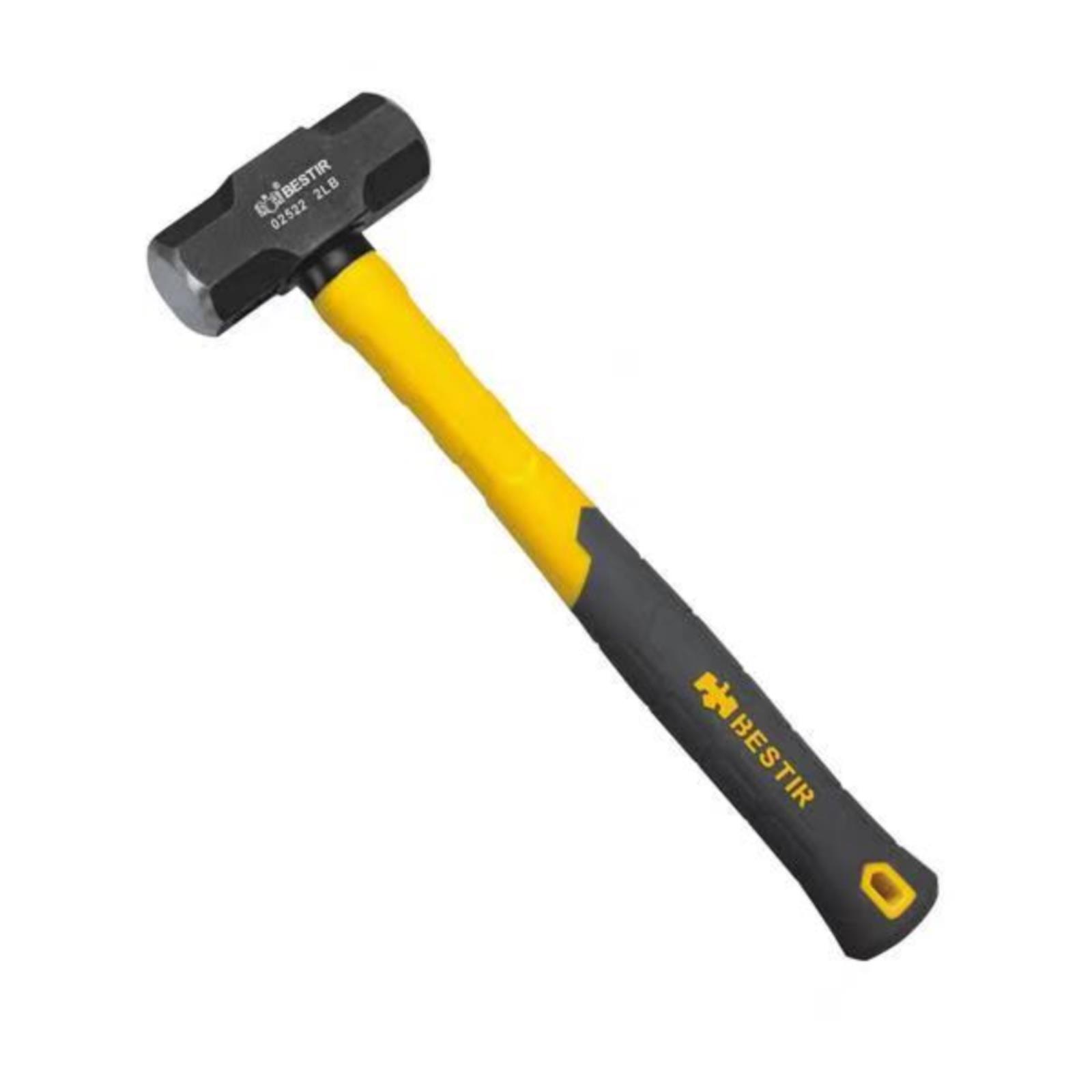 鹰之印工地大铁锤子八角锤实心连体砸拆墙大锤重型手锤一体石工锤