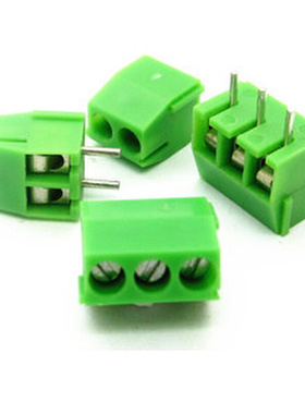 。MG/KF350-2P 3P 3.5mm间距 螺钉式PCB板绿色接线端子 可拼接