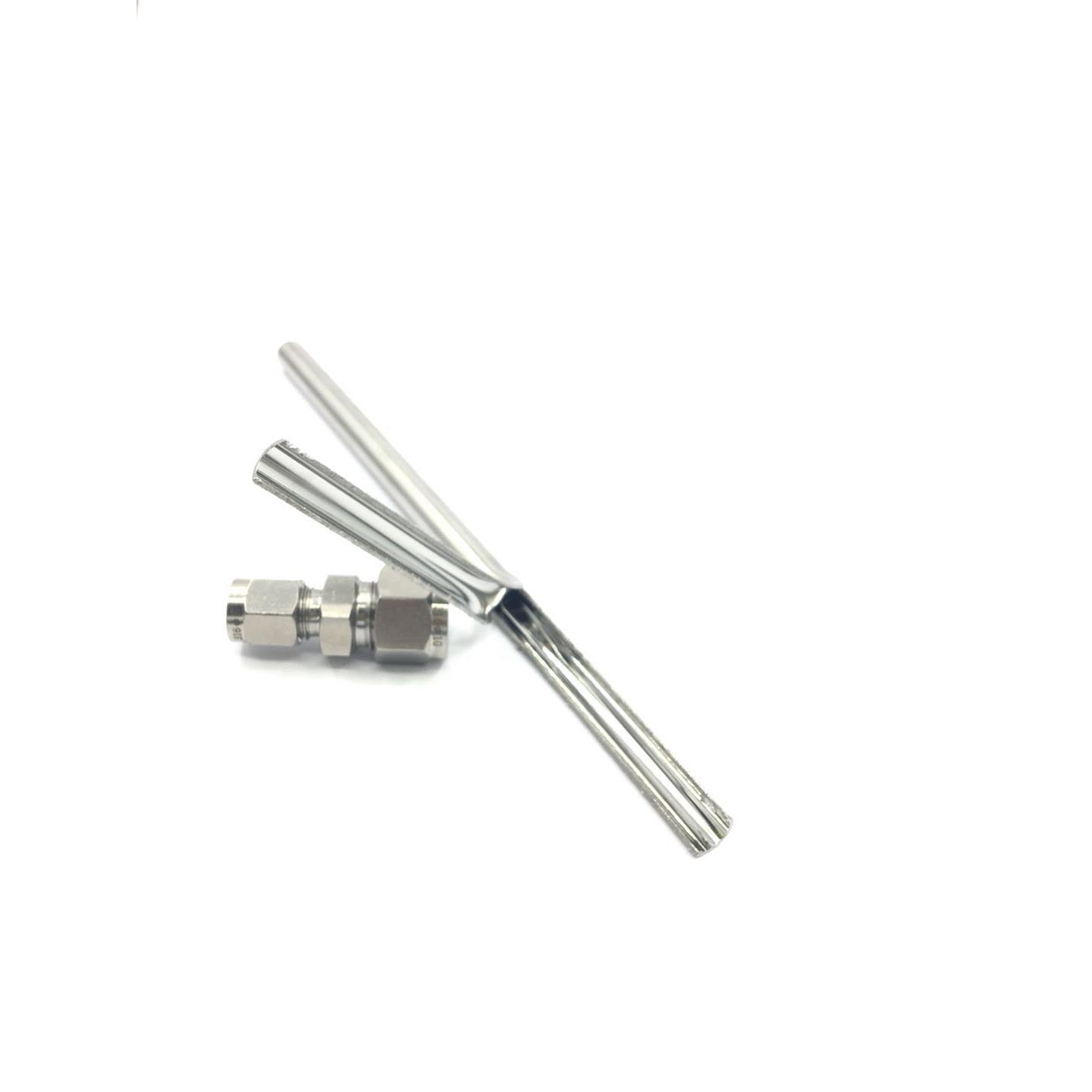 304/316L不锈钢EP管电解抛光管内外光亮镜面卡套管无缝管仪表管