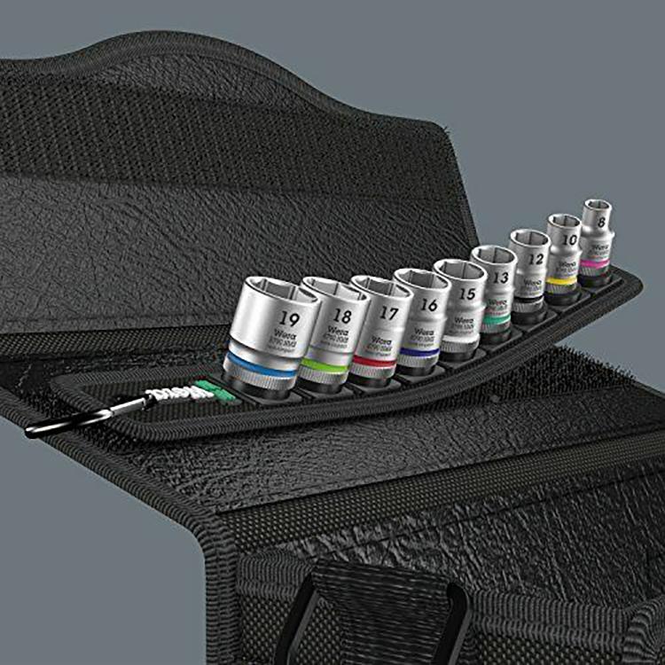 德国Wera维拉套筒条带Belt B4 Zyklop套筒组套3/8驱动9件套公制