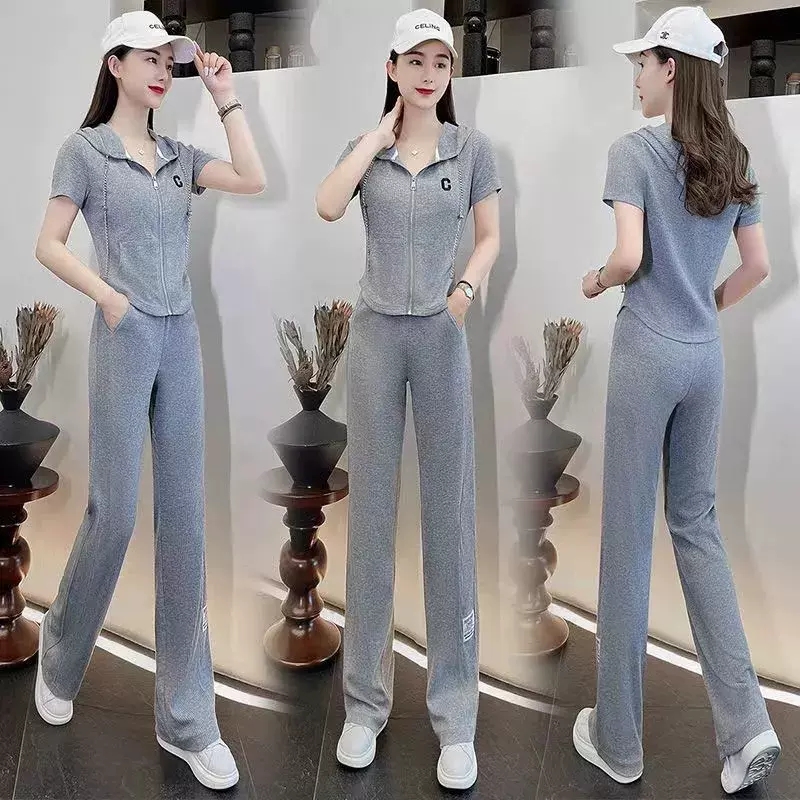 休闲时尚套装女夏季2025新款