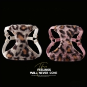 仿兔毛毛绒宠物胸背项圈仿兔毛豹纹胸背带双勾扣牵引绳牵引绳套装