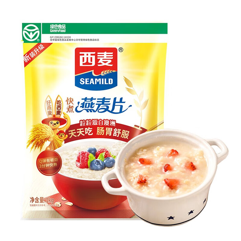 西麦燕麦片即食谷物代餐早餐膳食
