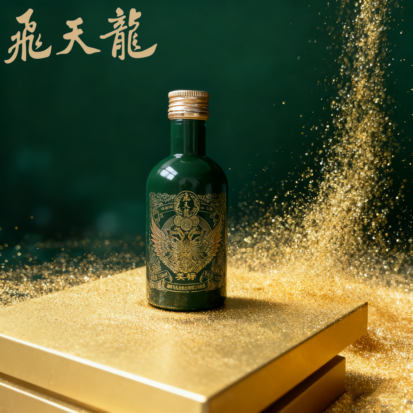 飞天龙&middot;美标陈年酱香口粮酒纯粮酿造53度酱香白酒100ml单瓶装