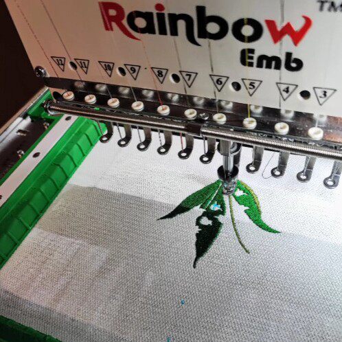 Rainbow电脑绣花机用磁性绣花框花架高效花样机磁吸外贸模板机