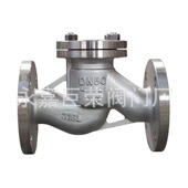 止回阀 H41W 16C不锈钢铸钢 升降式 法兰逆止阀直通式