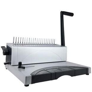 订机胶圈21孔打孔机财会夹条装 装 订机厂家 订机梳式 9025胶圈夹条装