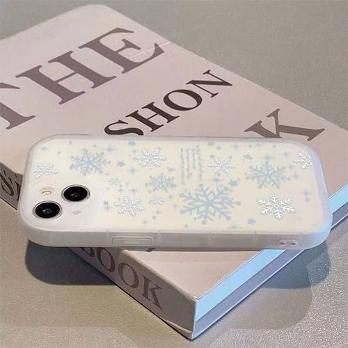 蓝色雪花适用OPPOReno13手机壳