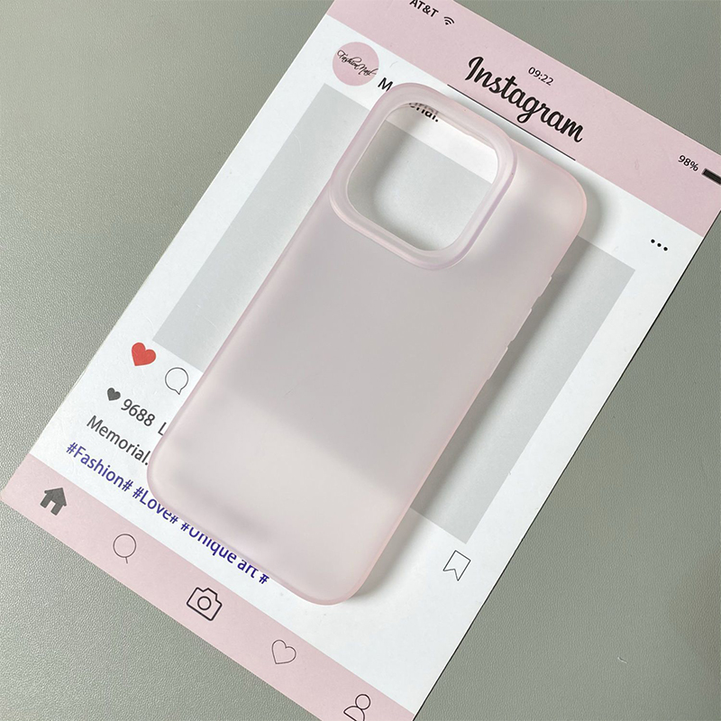 【16包AI按键】超薄磨砂软壳浅粉色适用苹果16promax手机壳iPhone17Air硅胶15pro/14plus全包保护套13/12/11