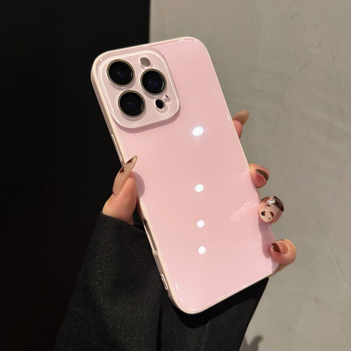 冰晶马卡龙适用苹果16pro手机壳超薄散热新款iphone17promax情侣15男女14pm简约纯色外壳高级13/12防摔保护套