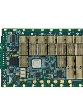 四槽位CPex高速接口和连接器转接及系统辅助供电专用pcie扩展卡