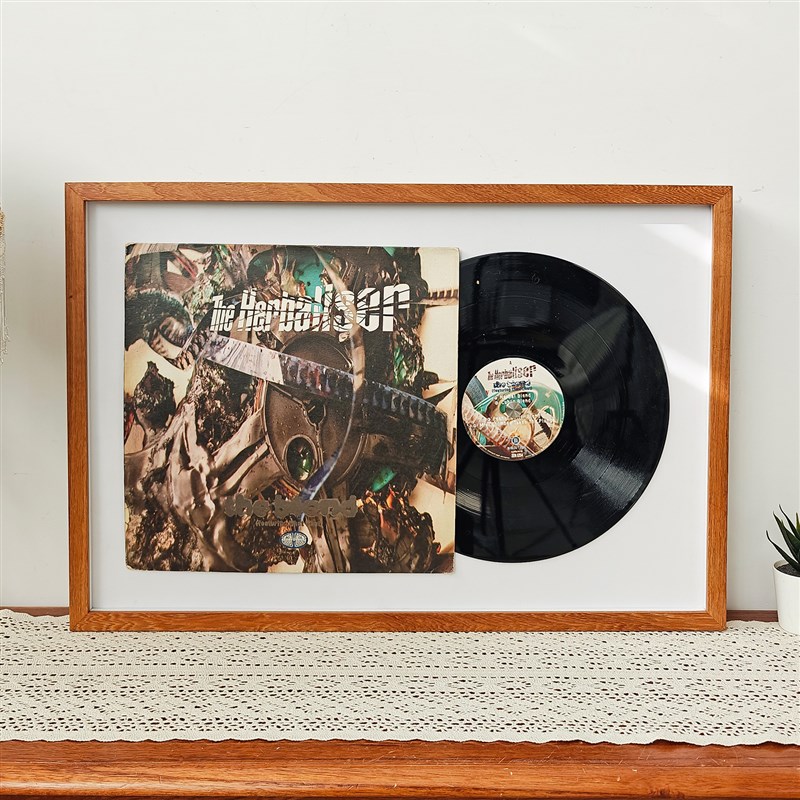 12寸黑胶唱片展示相q框挂墙装裱框CD专辑音乐装饰收纳框架