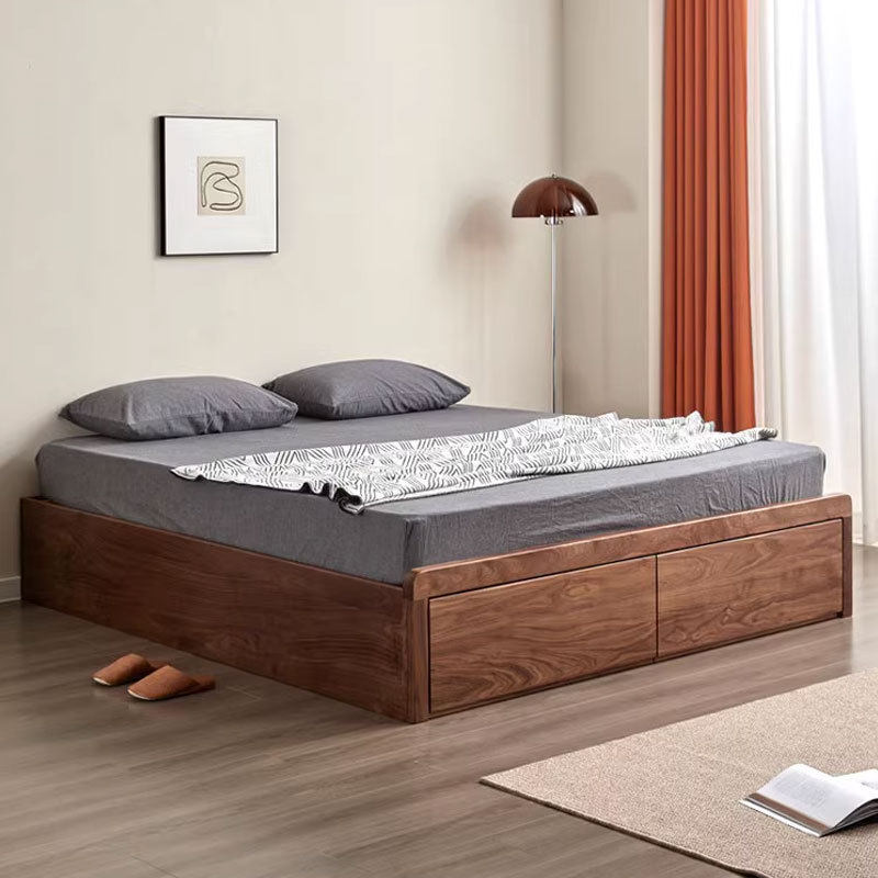 北美黑胡桃木无床头箱体床樱桃橡木原木双人榻榻米气压床高箱床,个人护理/保健/按摩器材,汗蒸袋,淘宝优惠券,粉丝福利购,淘宝优惠卷