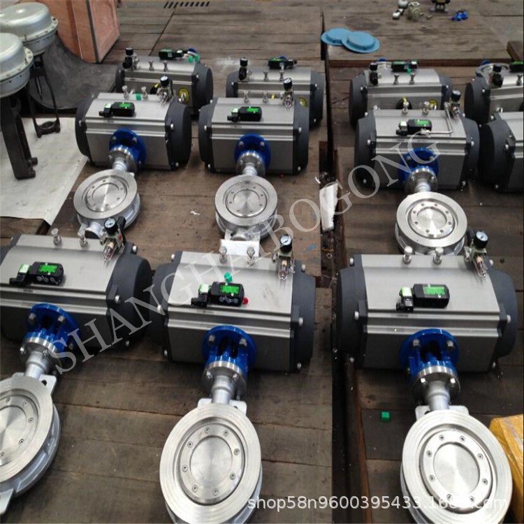 气动硬密封对夹蝶阀 D673H-16P 双作用气动硬密封蝶阀,个人护理/保健/按摩器材,汗蒸袋,淘宝优惠券,粉丝福利购,淘宝优惠卷