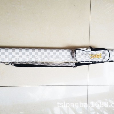 台球杆花式九球杆黑八白灰格2孔杆筒处理台球用品杆桶