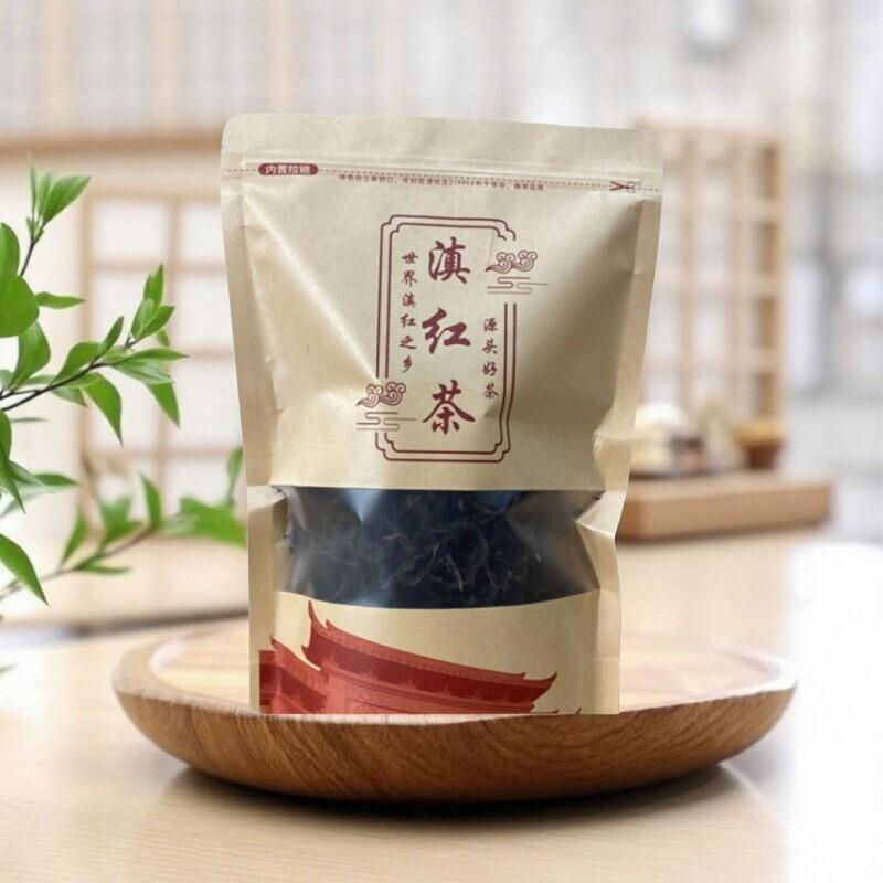 凤庆高山老树滇红茶早春采摘老树滇红毛峰口感醇厚250克/袋茶叶