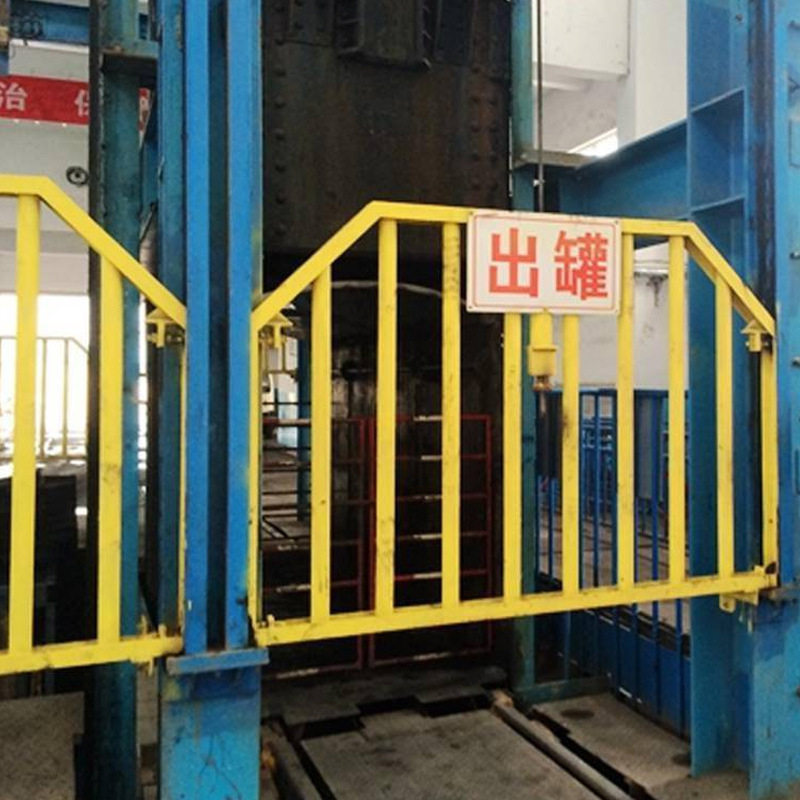 矿用井口罐笼安全门 矿山提升系统防撞门 人字形操车安全门