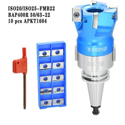 现货ISO20ISO25-FMB22面铣刀柄ISO30刀盘刀柄铝用1604刀片