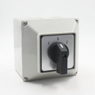 转换开关lw26 防水盒双电源两路切换电机倒顺组合 l63a带安装