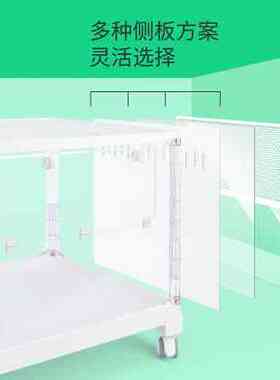 极速Niteangel艾特叠w叠乐玻璃E仓鼠笼子可叠加金丝熊亚克力造景