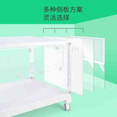 极速Niteangel艾特叠w叠乐玻璃E仓鼠笼子可叠加金丝熊亚克力造景