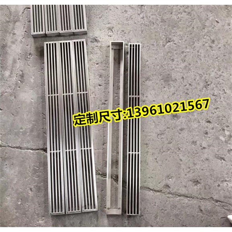 锈钢排沟板井盖隐形格栅下u雨水857盖篦子地沟圆形不方形水窖井盖