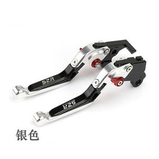 摩托车改装牛f角复古高金GK500改装牛角折叠离合刹车手柄拉杆配件