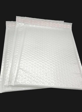 白色珠光膜气泡信封k袋 加厚复合服装泡沫包装袋防水快递袋22x25c
