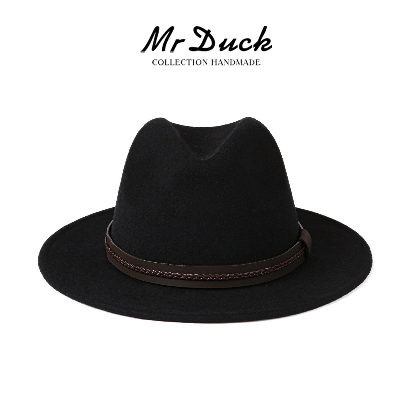 mrduck进口澳洲羊毛大礼帽男大边