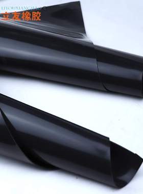厂家直供黑色耐高温氟胶板 加厚耐酸碱腐蚀工业级氟橡胶板垫片