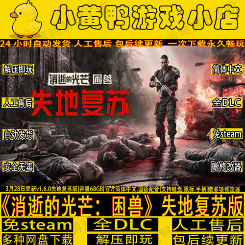 免steam消逝的光芒困兽电脑游戏