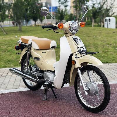 洛嘉后浪弯梁复古摩托车110两轮国四电喷嘉陵COCO幼兽全国可蓝牌
