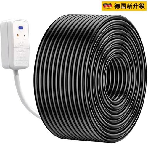 德国水管冬天防冻伴热带管道自控温太阳能电加热带V加热线解冻神