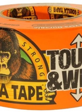 极速Gorilla Black Ducrt Tape, 1.88 x 35 yd, Black, (Pack of